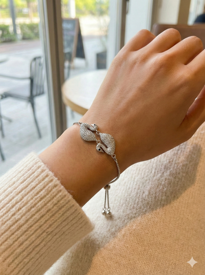 Sparkle Swan Pave Bracele